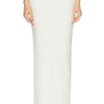 Eterne Emma Maxi Skirt in Cream XLarge New Womens Ribbed Cotton Size XL Photo 1