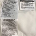 Levi's Levi’s Off White Cream Mid-Rise Shorts with Tan Stitching Raw Edge Fringe 14 Photo 6