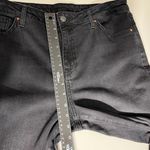 Topshop Moto Jeans Womens 34 Black Cropped Capri Straight Leg Denim Pockets Photo 6