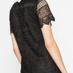 ZARA  Black & White Lace Dress Size Large Photo 0