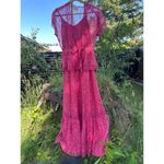 Vintage Lace Maxi Dress with Jacket Mauve Full Length Sundress Prom Size M/8 Pink Size M Photo 12