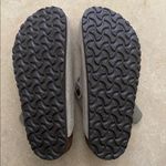 Birkenstock Boston Taupe Suede Clogs Photo 2