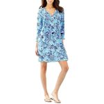 Lilly Pulitzer  Marilina Tunic Dress XXS Tassel Aqua Spritz color. EUC Photo 2