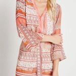 BCBGeneration ππ Paisley Floral Lace-Trimmed Romper Large L NWT Photo 4