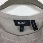 Theory Navy Linen Sweater Small Ombre Crew Neck Sag Harbor Lightweight Knit Photo 4