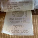 Escada Merino Wool V Neck Sweater in Tan Size Large Photo 3