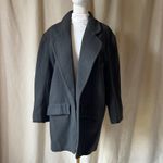 Vintage Andrea USA Wool Boyfriend Blazer in Green Gray w/ Satin Lining L/XL Size L Photo 10