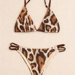 Aquamarine Y2K Leopard Bikini Set Brown Size L Photo 0