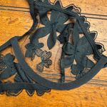 Victoria's Secret green floral‎ thin lace embroidered bra 34B insanely gorgeous Size undefined Photo 8