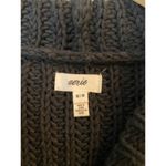 Aerie Dolman Sleeve Oversized Hoodie Tunic Sweater Black Women's Size Medium Photo 4