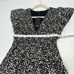 Rails  Clementine Smocked Black Floral Midi Dress Women Size Small Cap Sleeve NEW Photo 8