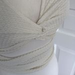 Urban Outfitters cross tie white  going out top festival crop top size XS Photo 1