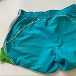Adidas Women’s  Blue and Green Shorts Small Photo 2