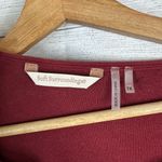 Soft Surroundings Womens 1X Scoop Neck Handkerchief Hem Tunic Sweater Maroon Photo 7