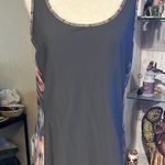 Eddie Bauer Gray live your Adventure Fitted Sleeveless Tank Top Photo 0