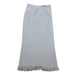 Anthropologie Daily Practice Gray Ribbed Knit Maxi Skirt Lounge Minimalist Soft Small Photo 3