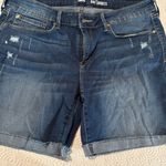 Denizen from Levi's  Dark Blue Distressed Jean Shorts Photo 0