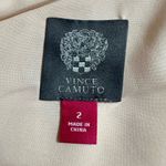 Vince Camuto Ruffle Knee Length Sheath Dress Women's 2 Pink Blush One Shoulder Photo 6