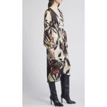 Sam Edelman  Protea Long Sleeve Satin Wrap Dress size 8 MSRP $138.00 Photo 3