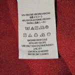 Free People  Womens Red Black Polka‎ Dot Shirt Dress Small Photo 4