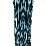 Calvin Klein  size 4 womens long teal and blue summer dress Photo 0