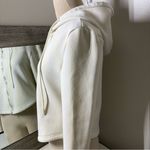 Jil Sander  Cream Fitted Cropped Sweatshirt NWOT Photo 5
