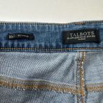 Talbots Boyfriend Jeans Flawless Five-Pocket Denim Blue Cropped Women's Plus 16 Photo 7