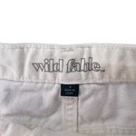 Wild Fable  Women Small High Rise White Denim Cutoff Shorts Button Fly Fringe Hem Photo 1