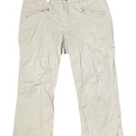 Ralph Lauren  Active Capri Hi-Rise Straight‎ Pants Stretch Zip Pocket 34 Women Photo 0