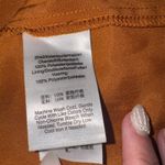 DKNY  Women's Orange Metallic Textured Button Up Shirt Blouse Top XL Photo 5