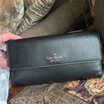 Kate Spade Authentic Saffiano leather trifold travel large snap wallet Photo 0