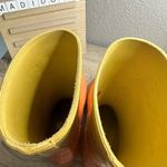 Hunter Limited Edition Rare Sunrise Sunset Yellow Ombre Short Rain Boots Photo 7