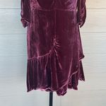 Rebecca Taylor Ruched Velvet Dress Photo 5