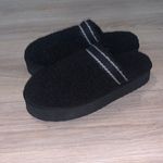 Joyspun Intimates Joyspun Women’s 8 Teddy Fleece Platform Clog Slippers Photo 0