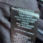 EXPRESS Grey Black Birdseye Gray Pencil Skirt Leather Piping Size 00 EUC Photo 5