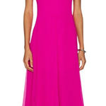 Amanda Uprichard  Clemenza Dress in Hot Pink Large New Womens Maxi Gown Photo 0