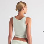 SKIMS  Green Ribbed Tank Top size medium Photo 1