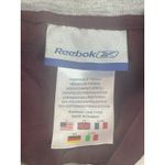 Reebok VTG Y2K Tracksuit Set Women’s L Maroon Black White Full Zip Top Pull On Photo 6