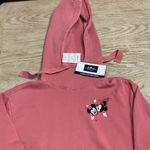 Charles River Apparel  Pink Hoodie with Mickey Mouse Design Photo 1