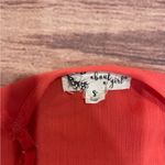 About A Girl Coral Embroidered Sleeveless Top Photo 2