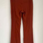 Athleta Elation Split Flare Pants Size Large Mahogany Brown Photo 3