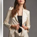 Anthropologie NWT Mare Mare x  Cream Sheen Blazer Photo 0