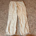Cynthia Rowley Cynthia‎ Rowley Linen Pants Drawstring Waist Casual Trousers Size 8 Photo 7