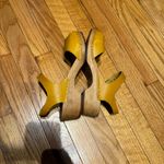 MIA Anja Swedish Scandinavian Peep Toe Clog Ankle Strap Heels mary jean chunky Photo 2