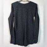 Lululemon  Women's L Grey Stripe REVERSIBLE Open Your Heart Long Sleeve Photo 5