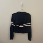 Brandy Melville navy blue striped sweatshirt Photo 4