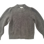 Madewell  Womens Sweater Size S‎ Black Knit Puff Sleeve Pullover Photo 0