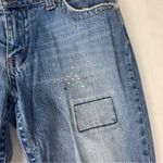 Bongo juniors 13 32 patchwork denim Distressed Blue Flare Jeans y2k 90s Photo 9