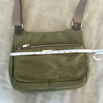 Kipling  moss green with colbalt blue lining crossbody bag Photo 10