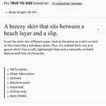 J.Crew  Airy gauze side-tie sarong Photo 1